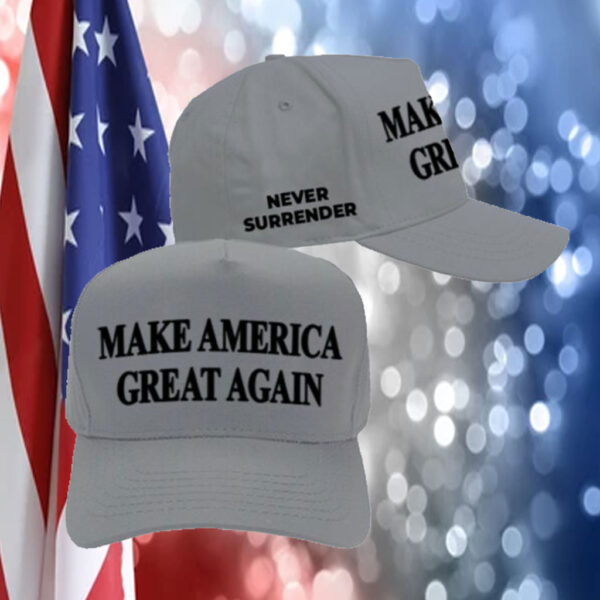 Black Gray MAGA Hat