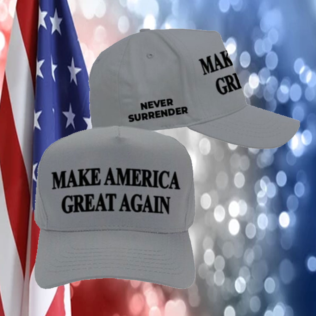 Black Gray MAGA Hat