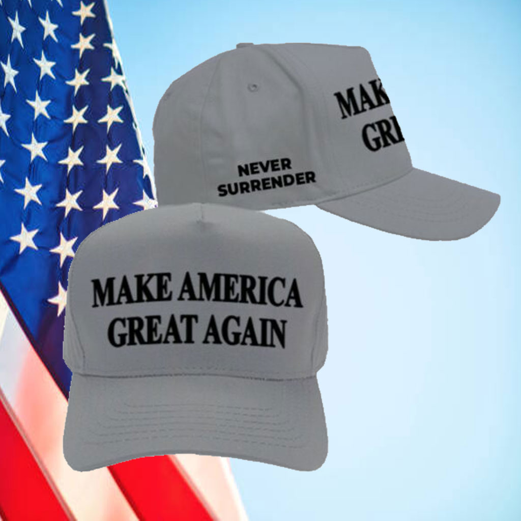 Black Gray MAGA Hat