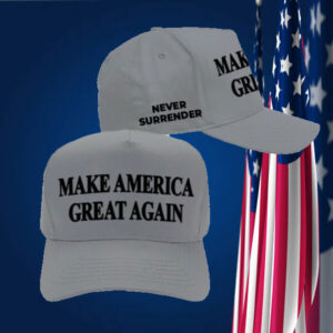 Black Gray MAGA Hat