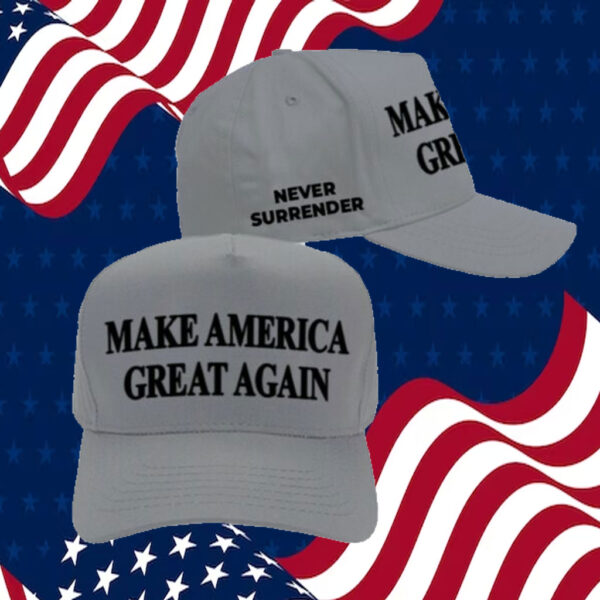 Black Gray MAGA Hat