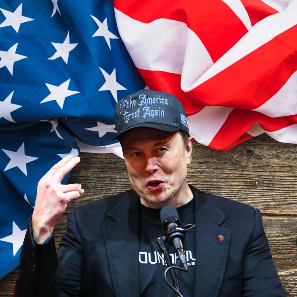 Dark Gothic Maga Elon Musk hat