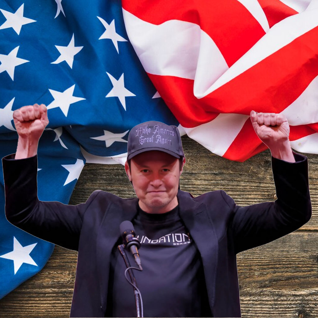 Dark Gothic Maga Elon Musk hat