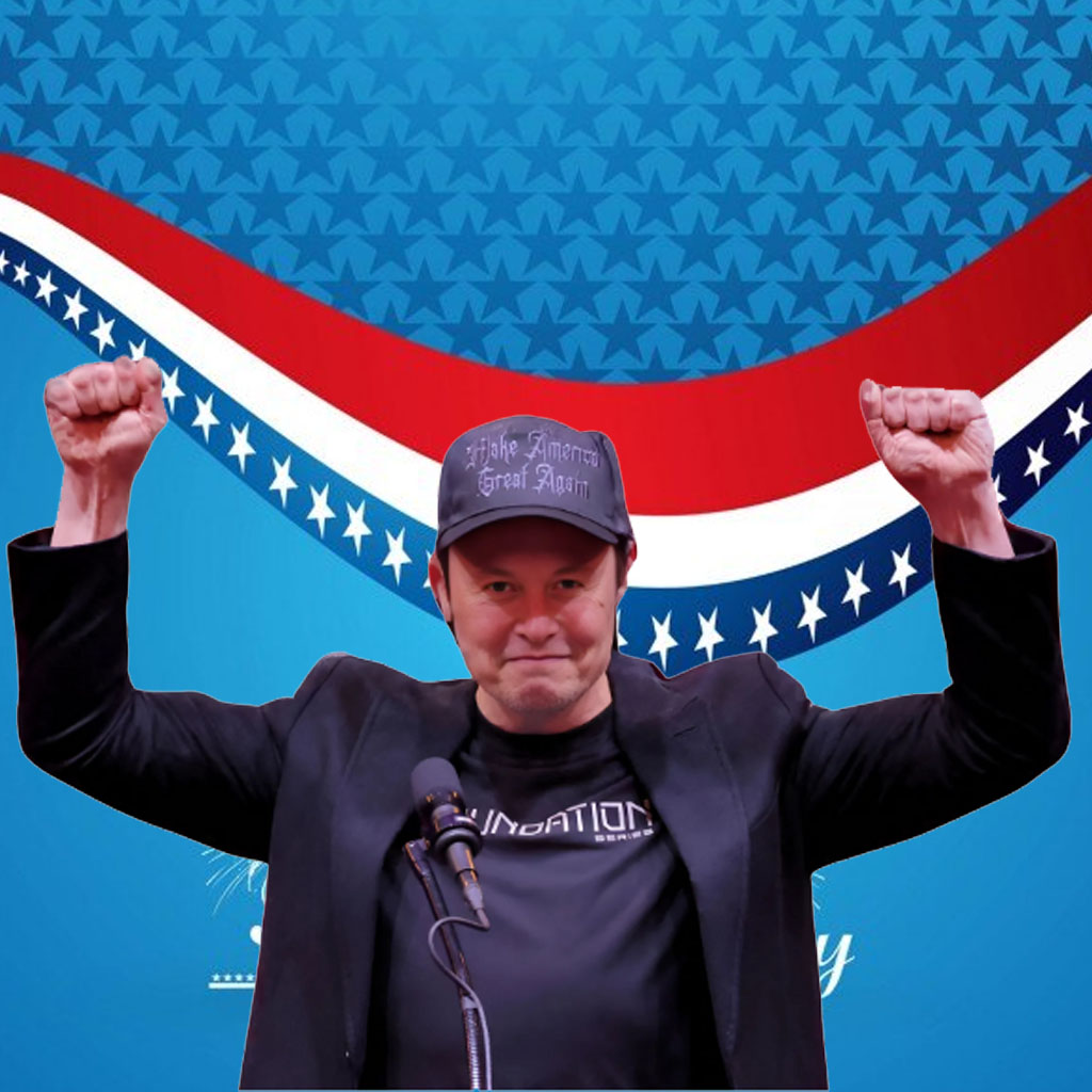 Elon Musk – Super Dark Gothic MAGA Hat