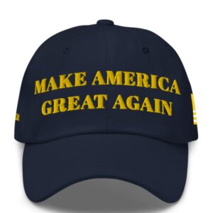 GOLD DARK MAGA HAT (Navy Color)