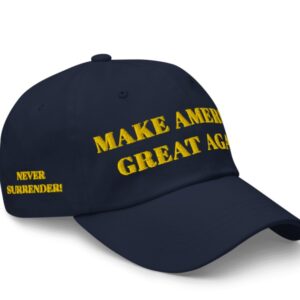 GOLD DARK MAGA HAT (Navy Color)