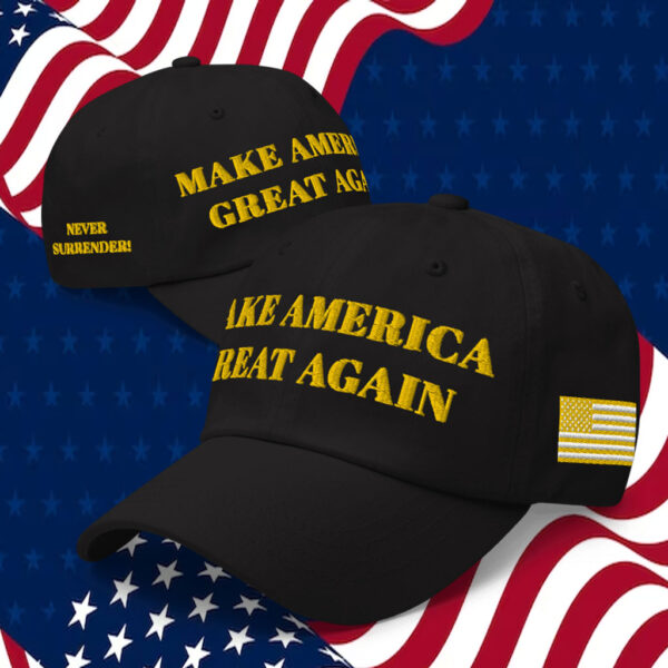 GOLD DARK MAGA HAT