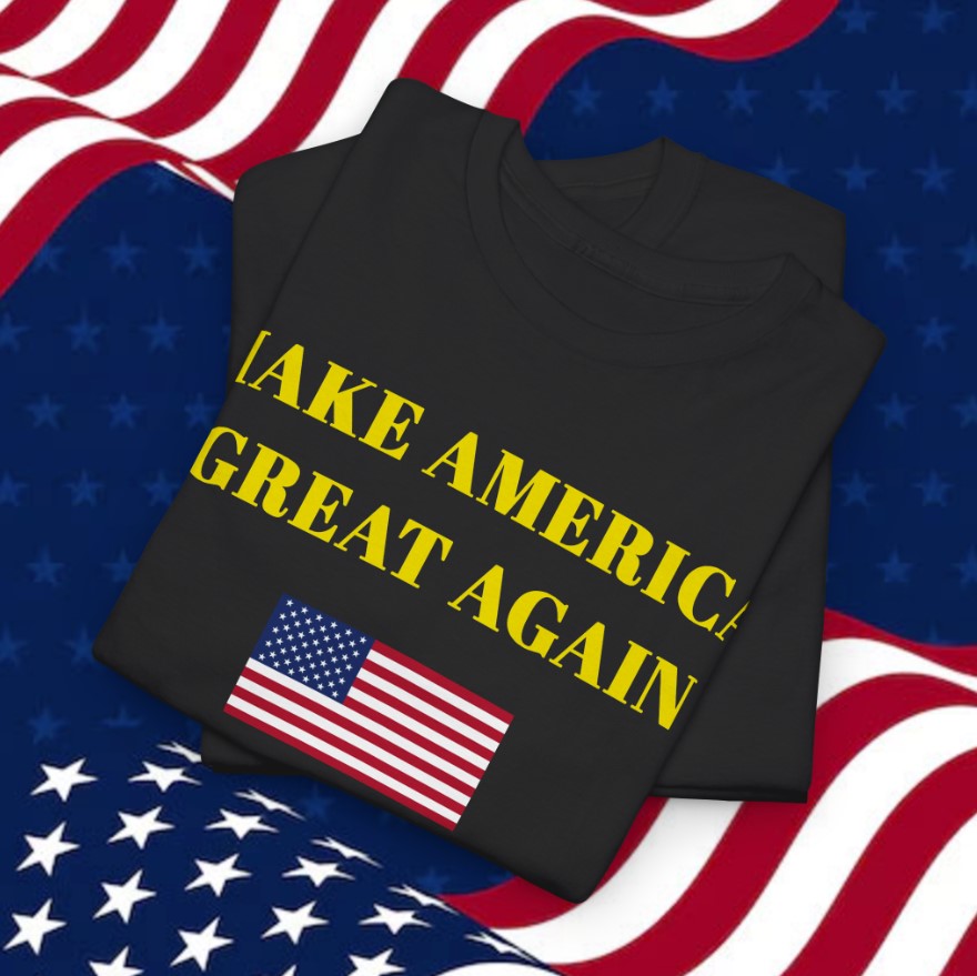 GOLD DARK MAGA USA T-Shirt