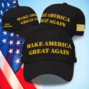 Gold Dark MAGA Hat – MET WITH JOE ROGAN!