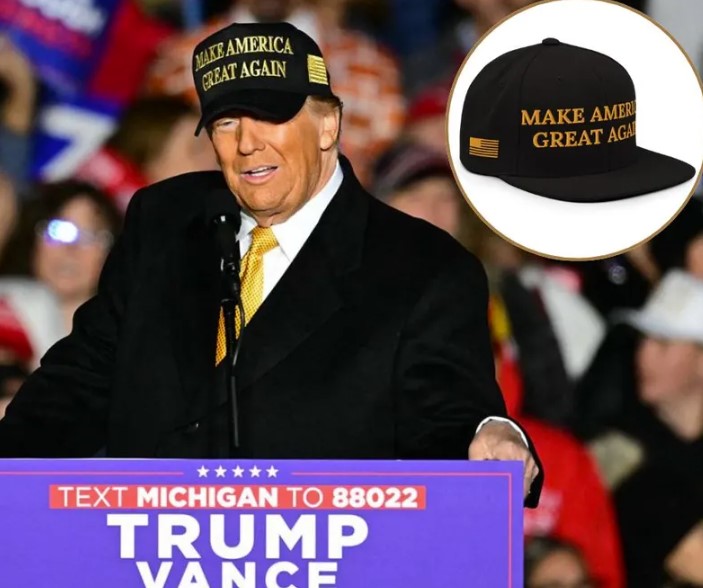 Gold MAGA Hat
