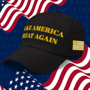 Gold MAGA Hat