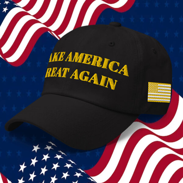 Gold MAGA Hat