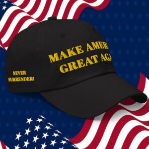 Gold MAGA Hat