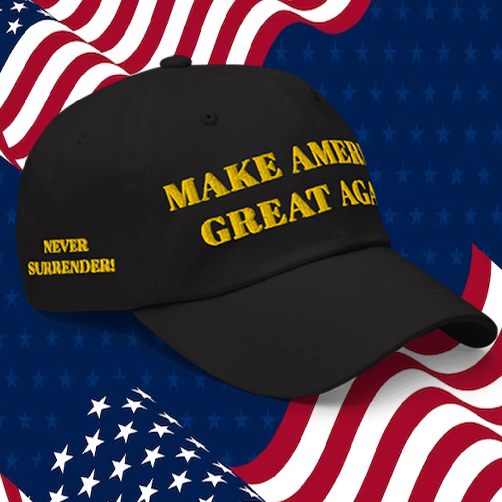 Gold MAGA Hat