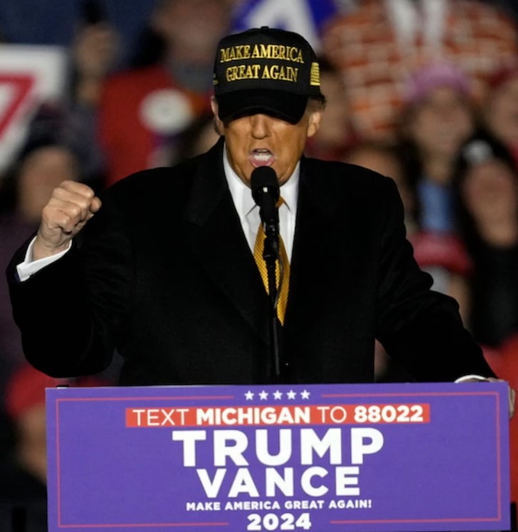 TRUMP BLACK GOLD MAGA HAT
