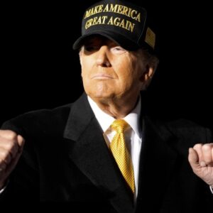 TRUMP DARK GOLD MAGA HAT