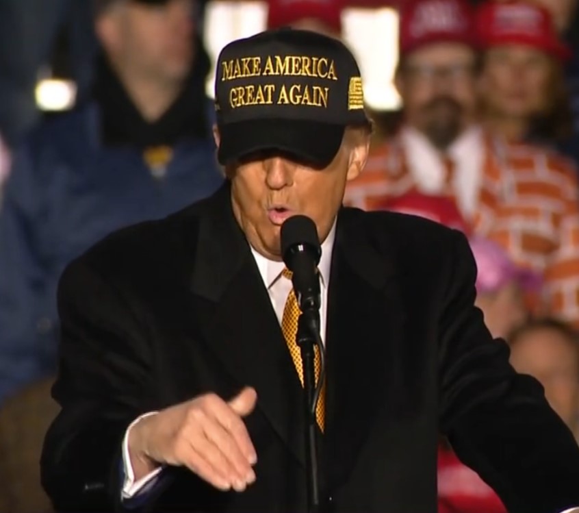 Trump Gold Dark MAGA Hat