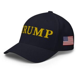 Trump Gold Flexfit Hat Trump Cap