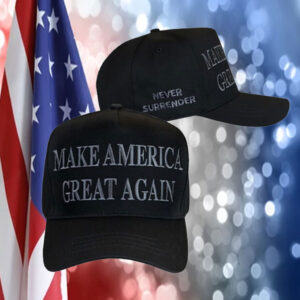 Black Dark MAGA Hat