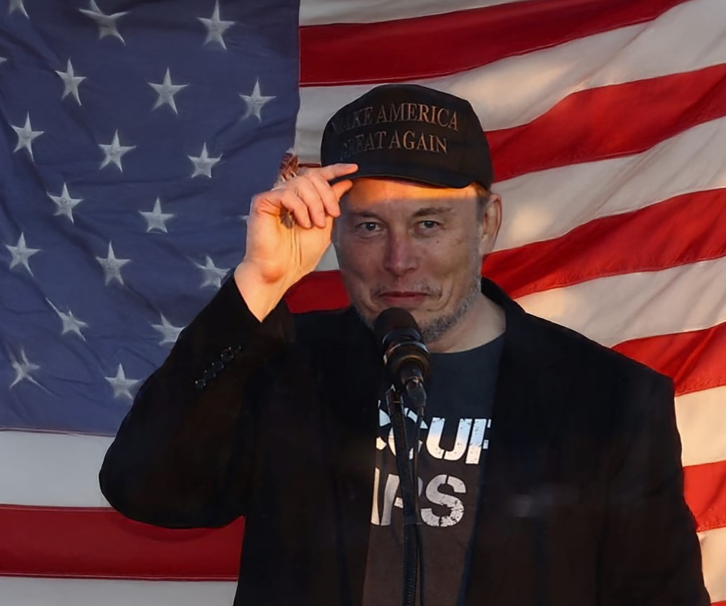 Black Dark MAGA Hat