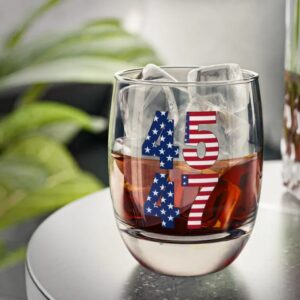 45 47 Trump 2024 Glass