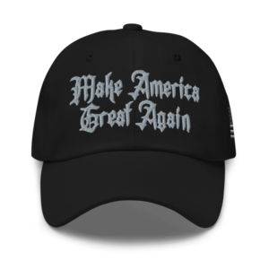 Trump Dark Gothic Maga Victory Hat