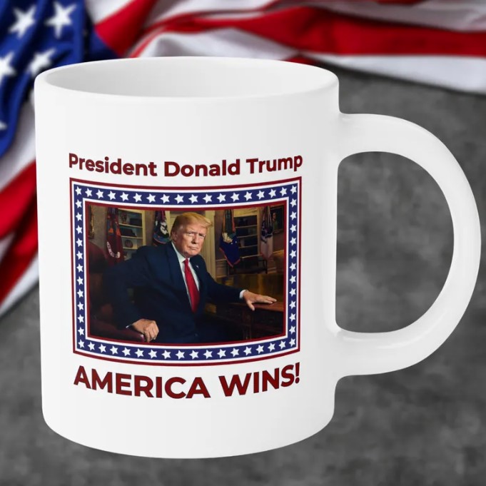 America Wins! Mug, Trump Victory Mug