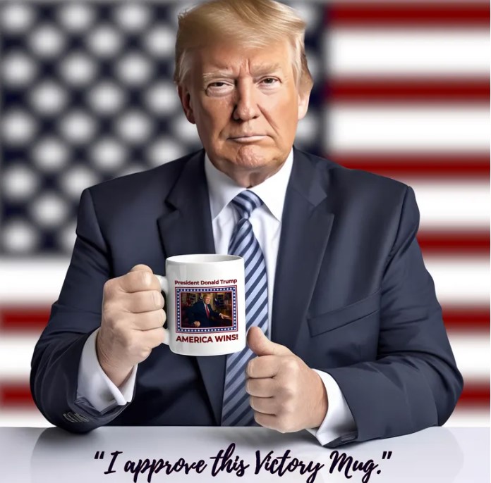 America Wins! Mug, Trump Victory Mug