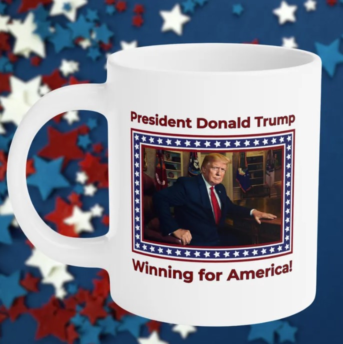 America Wins! Mug, Trump Victory Mug