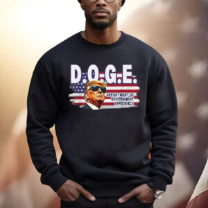 D.O.G.E. Department Of Government Efficiency USA Flag Trump Shirt