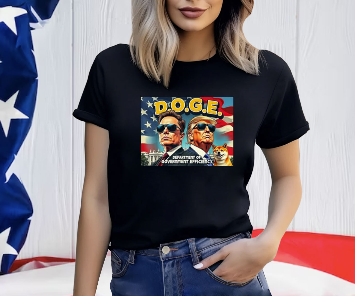 DOGE Department Of Government Efficiency Trump Elon Shirt