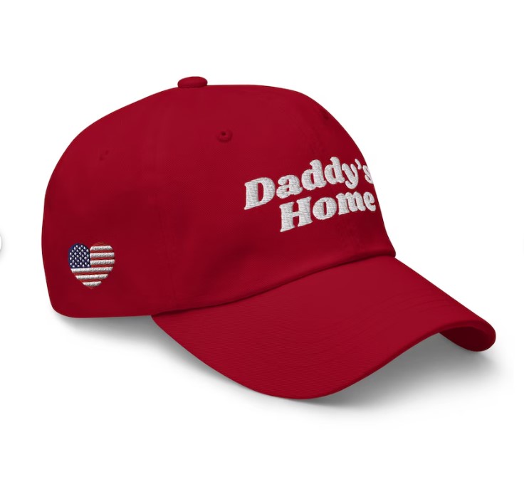 Daddy's Home Hat, White House Trump 2024 Hat
