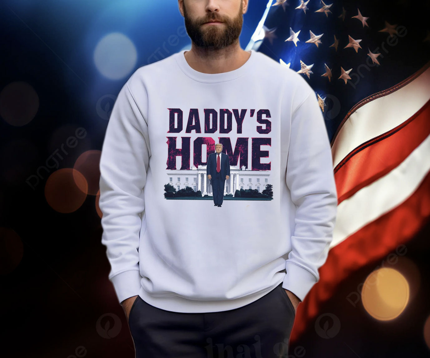 Daddy's Home Shirt, Trump 2024 Shirt