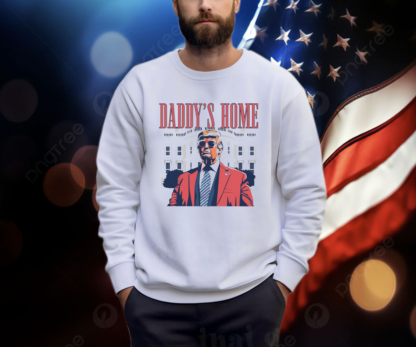 Daddy's Home Shirt: White House Trump Shirt