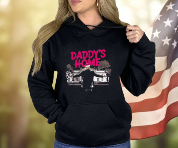 Daddy's Home Trump Christmas White House Come Home Trump 47 Shirt