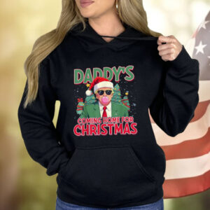 Daddy's Home Trump Shirt I'll Be Home For Christmas Santa Shirt