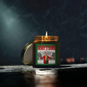 Daddys home Christmas Trump Candle