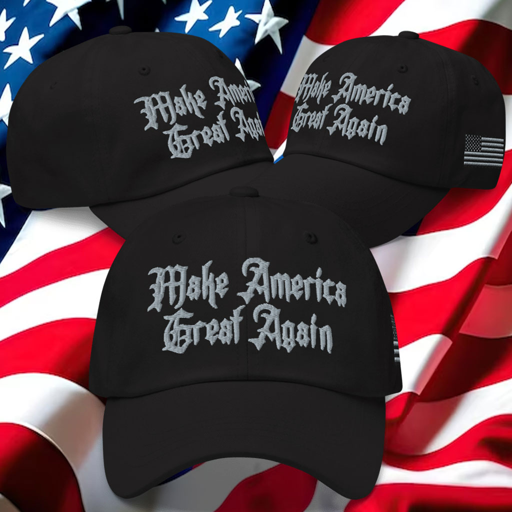 Dark Gothic MAGA Victory Hat
