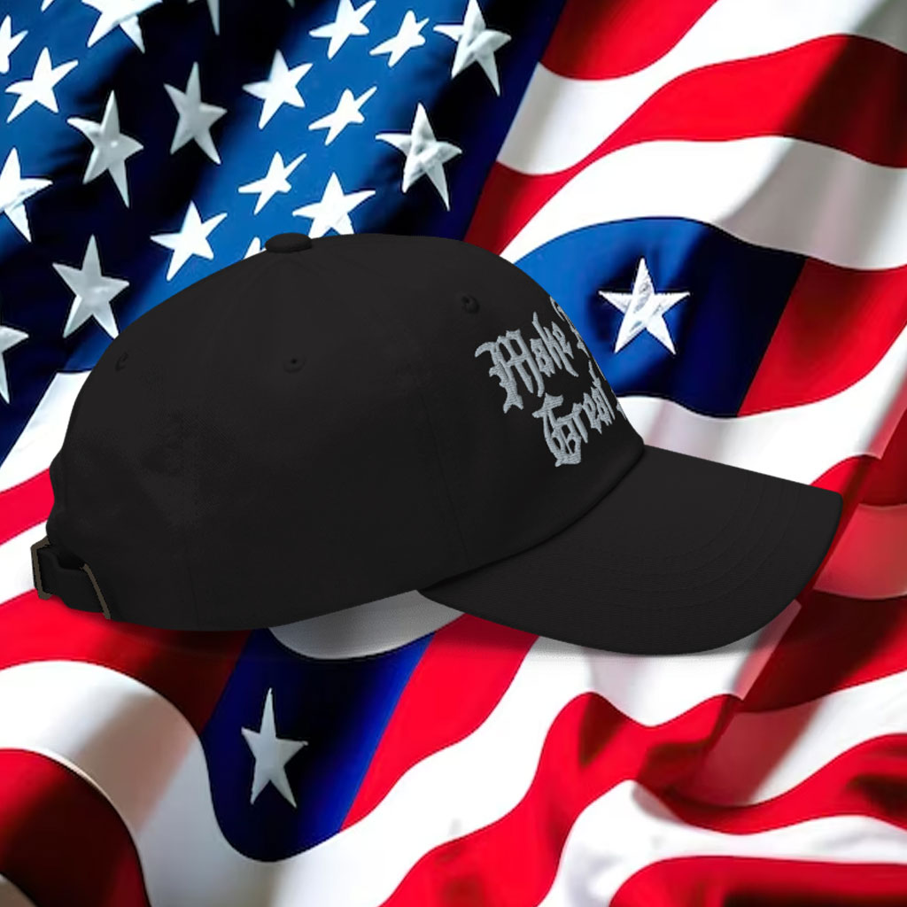 Dark Gothic MAGA Victory Hat