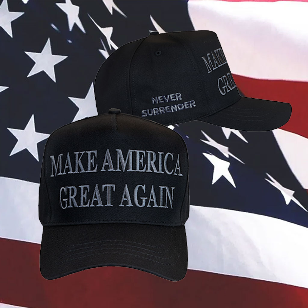 Dark MAGA Hat Make America Great Again