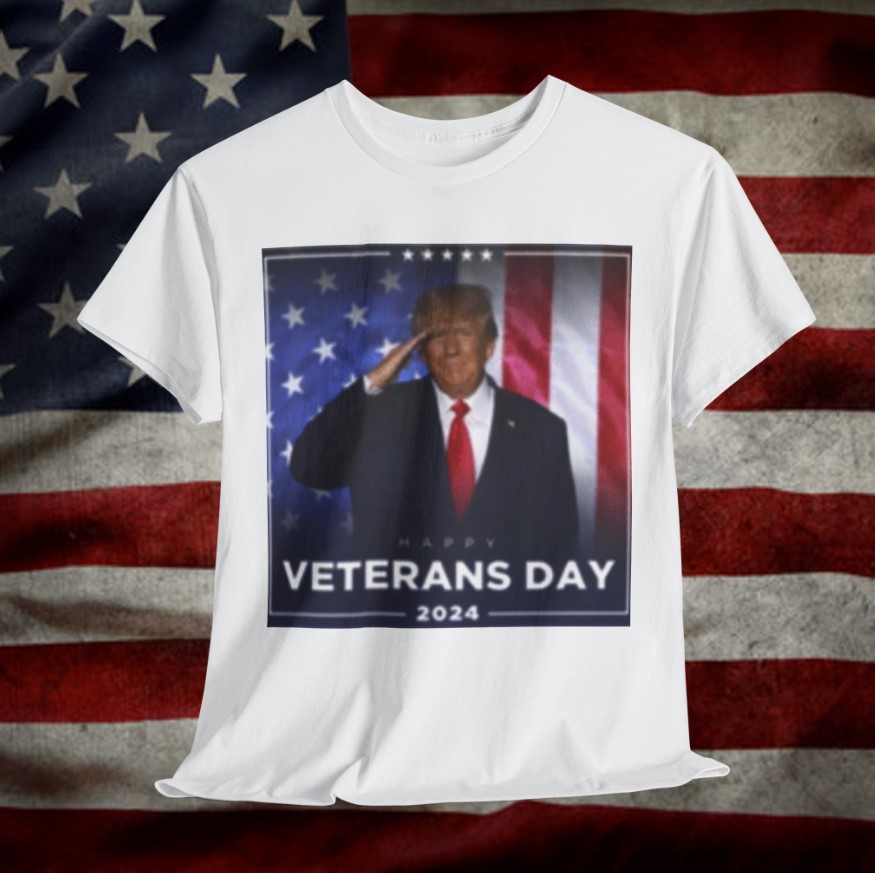 Donald J. Trump Happy Veterans Day 2024 Unisex T-Shirt