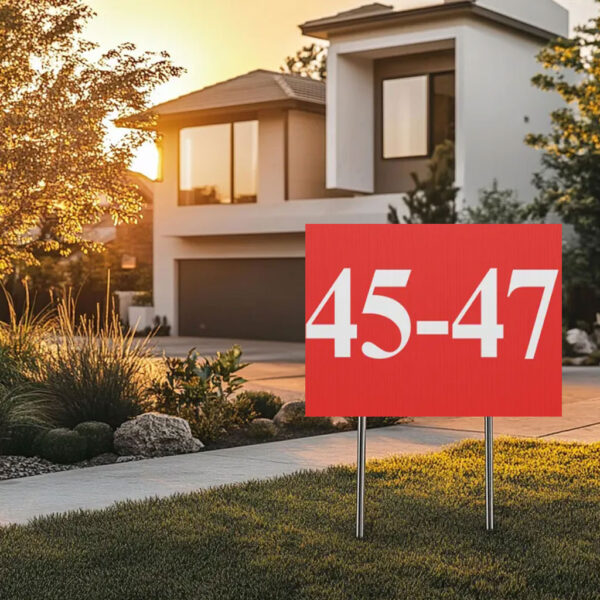 Donald Trump 2024 45-47 Yard Sign