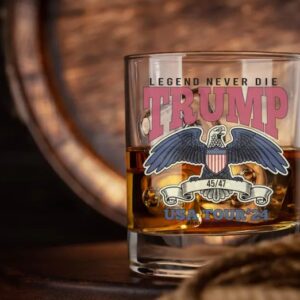 Donald Trump 45 47 President Glass