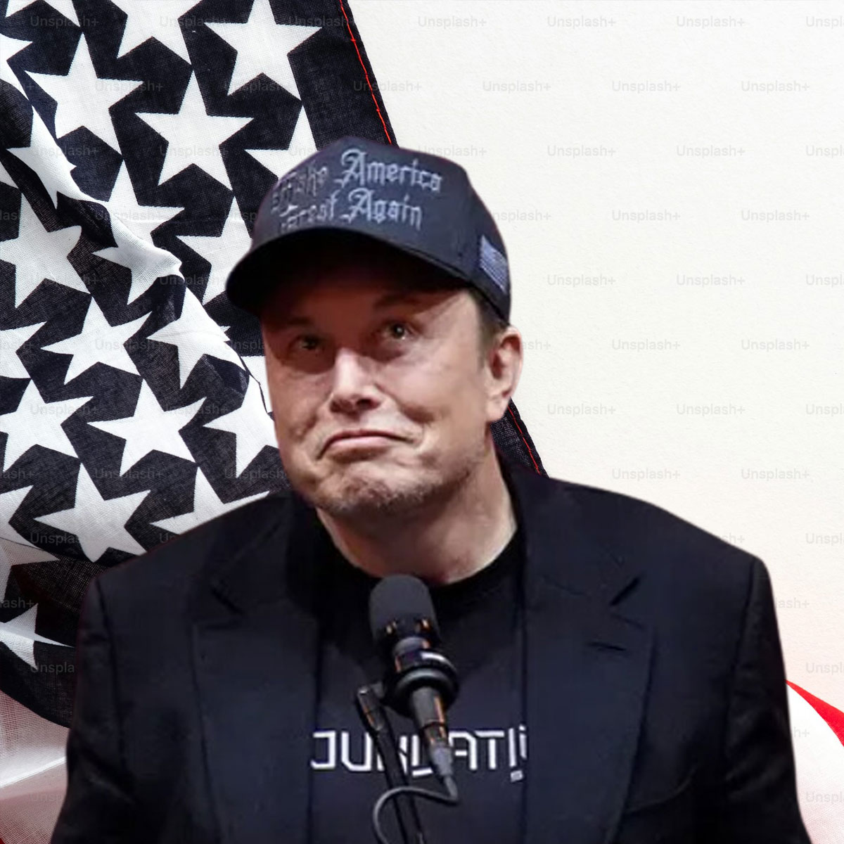 Donald Trump Dark Gothic MAGA Hat