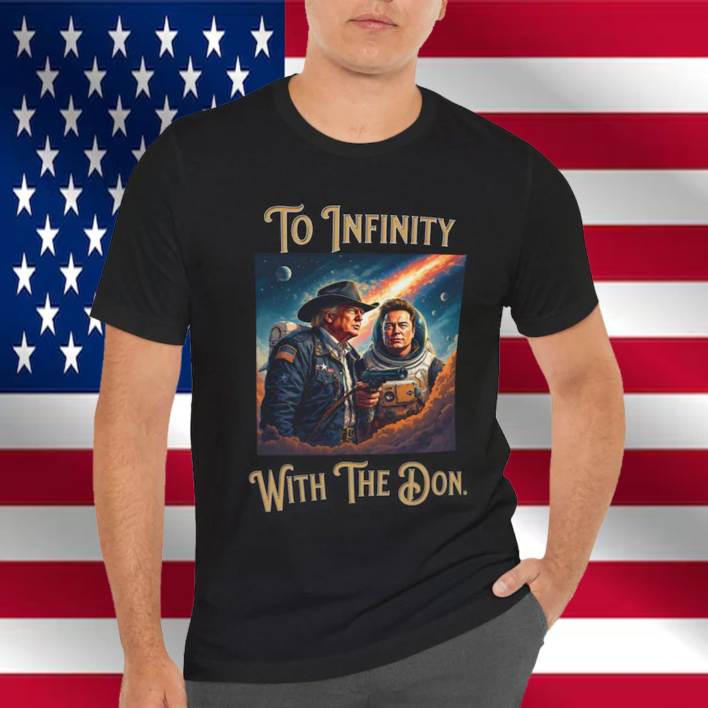 Donald Trump Elon Musk Space Cowboy T-Shirt