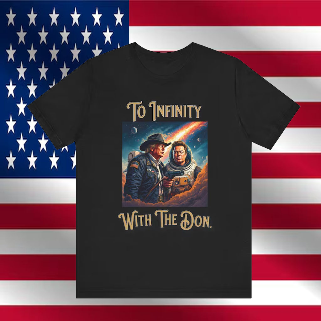 Donald Trump Elon Musk Space Cowboy T-Shirt
