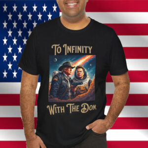 Donald Trump Elon Musk Space Cowboy T-Shirt