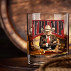 Donald Trump Maga 47 President Glass