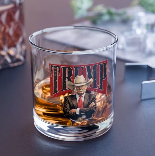 Donald Trump Maga 47 President Glass