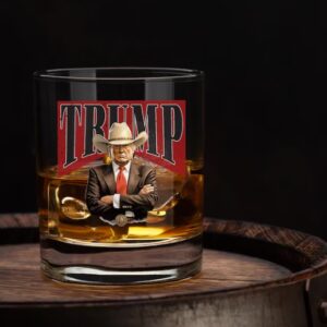 Donald Trump Maga 47 President Glass